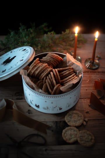 Barattolo per biscotti Julemorgen Story 2 pezzi - Bianco-multicolor - Wik & Walsøe