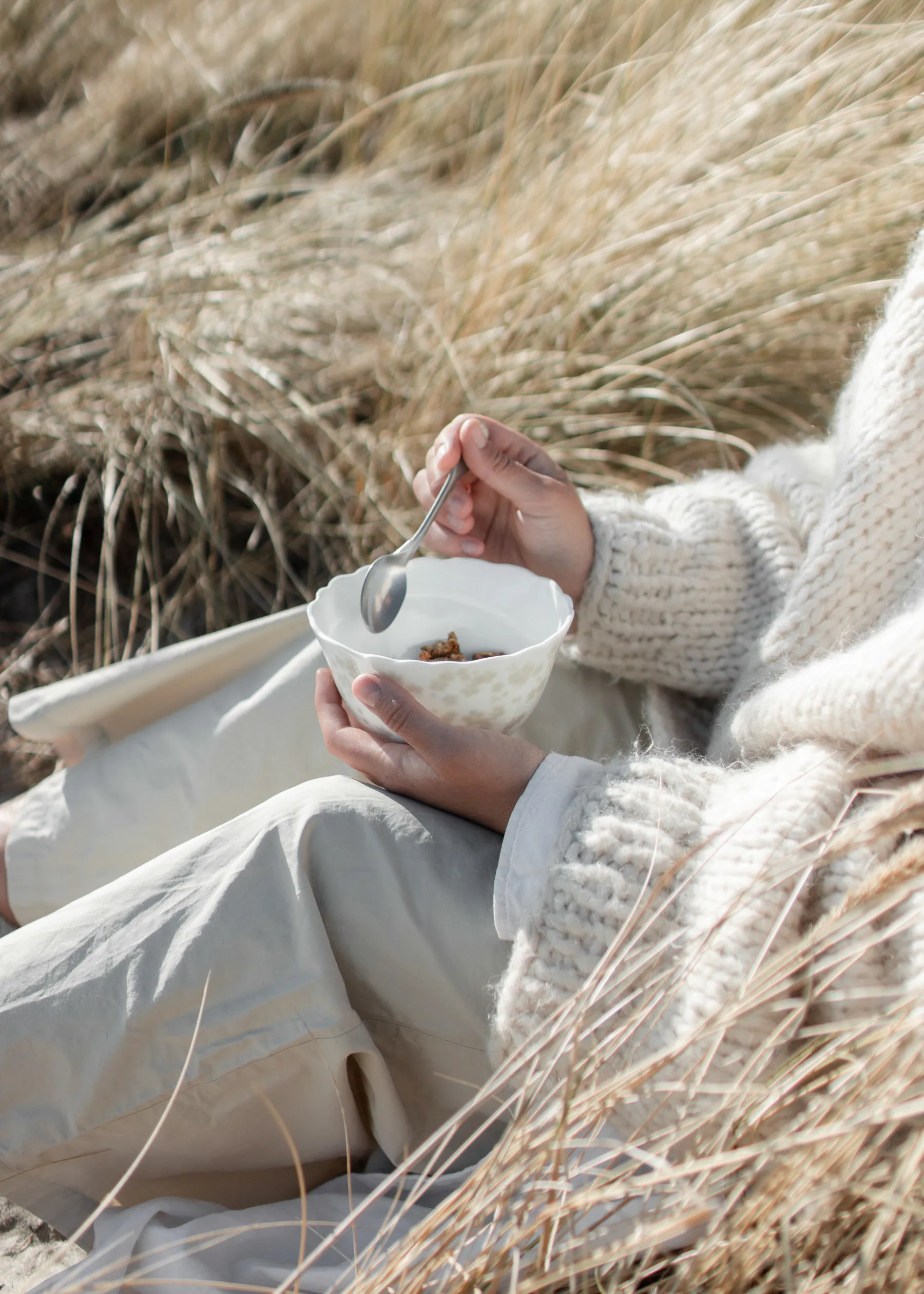 Ciotola Slåpeblom Ø 14 cm, grigio Wik & Walsøe
