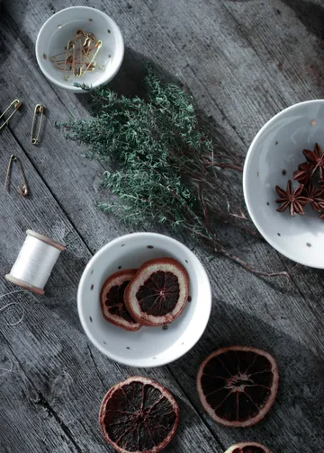 Ciotola Stjernedryss Ø 9 cm - Bianco - Wik & Walsøe