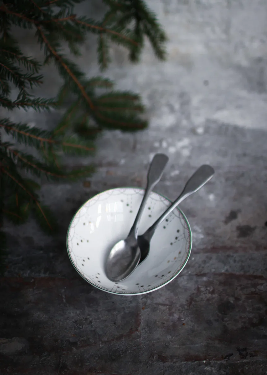 Ciotolina Julemorgen Story & Garlander, confezione da 2, Ø 12 cm Wik & Walsøe