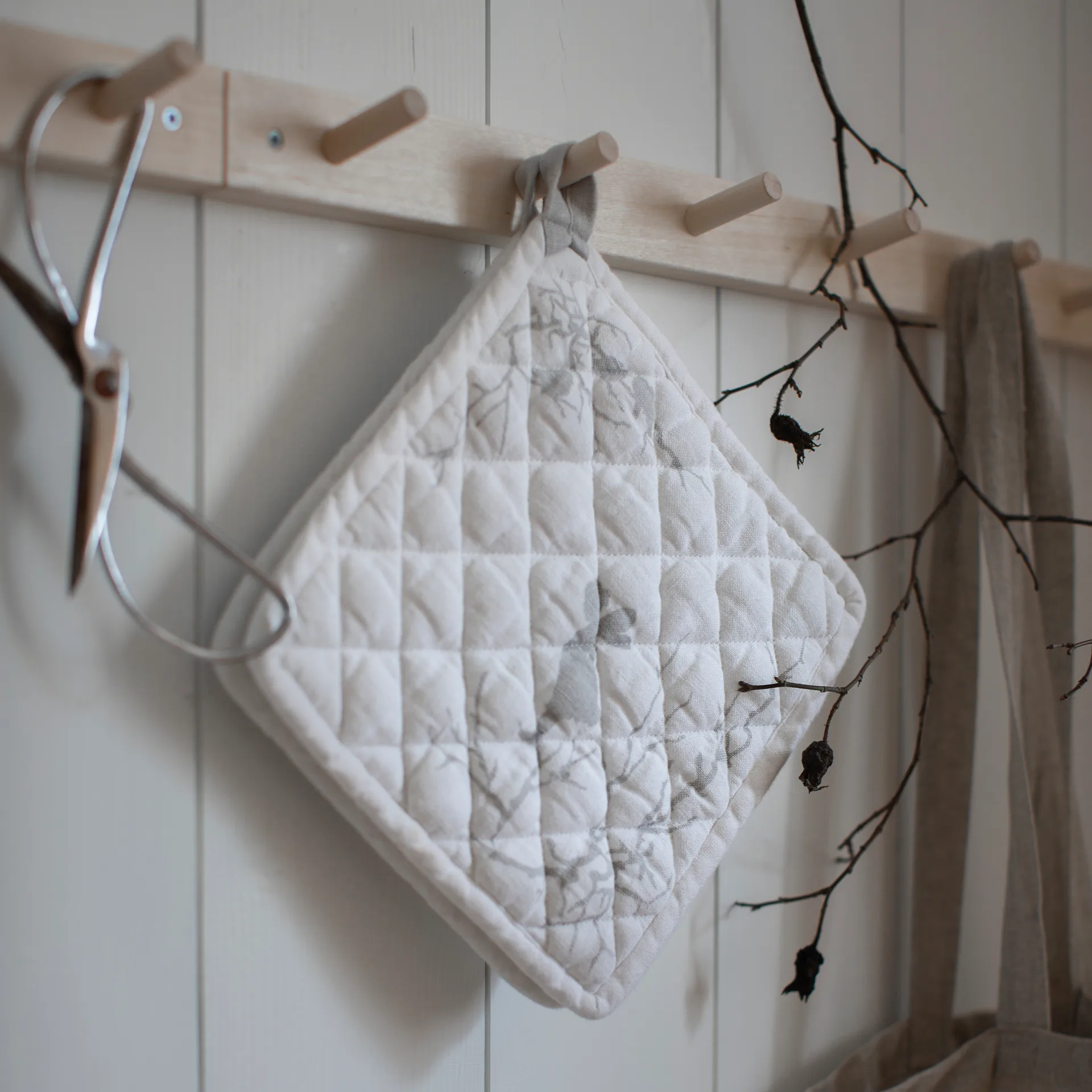 Guanto da forno Alv confezione da 2, bianco Wik & Walsøe