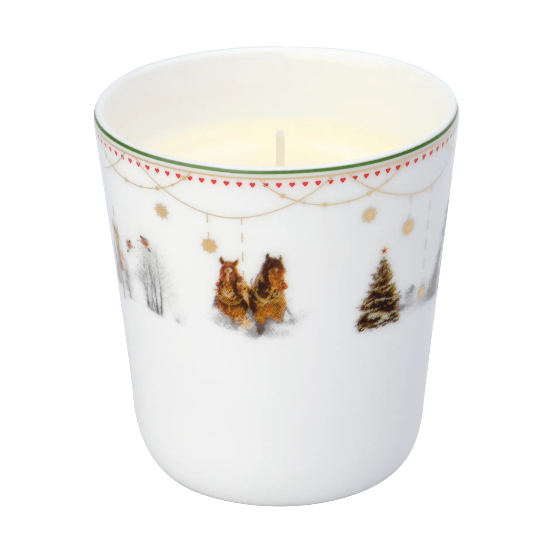 Julemorgen Story candela profumata, Cannella & arancia 170 g Wik & Walsøe