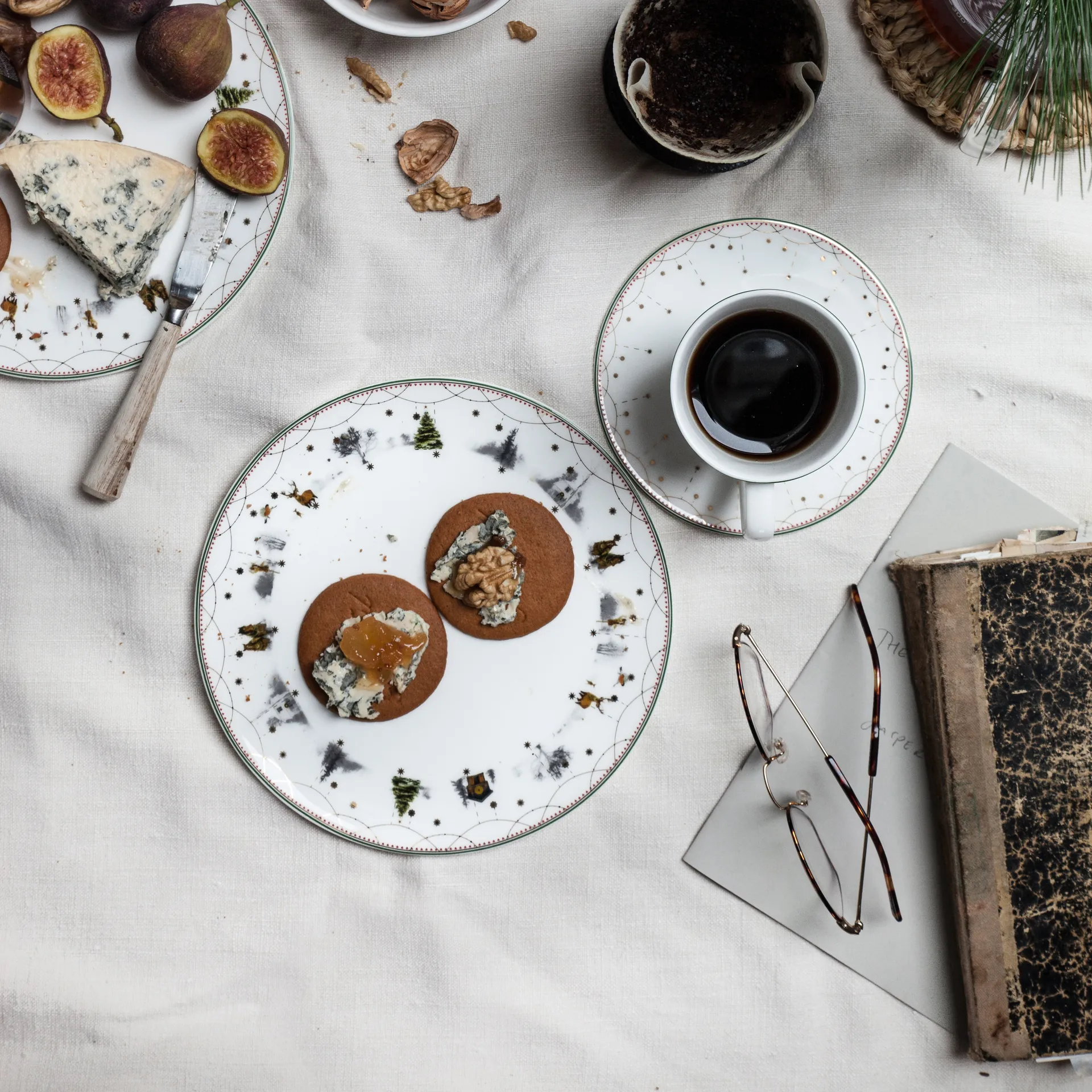 Piatto Julemorgen , Ø20 cm Wik & Walsøe