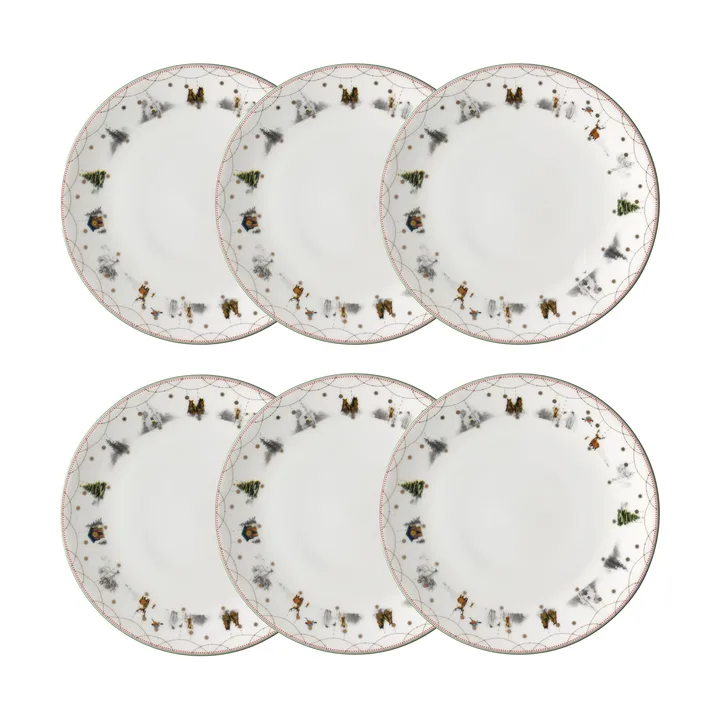 Piatto Julemorgen Ø28 cm confezione da 6 - undefined - Wik & Walsøe