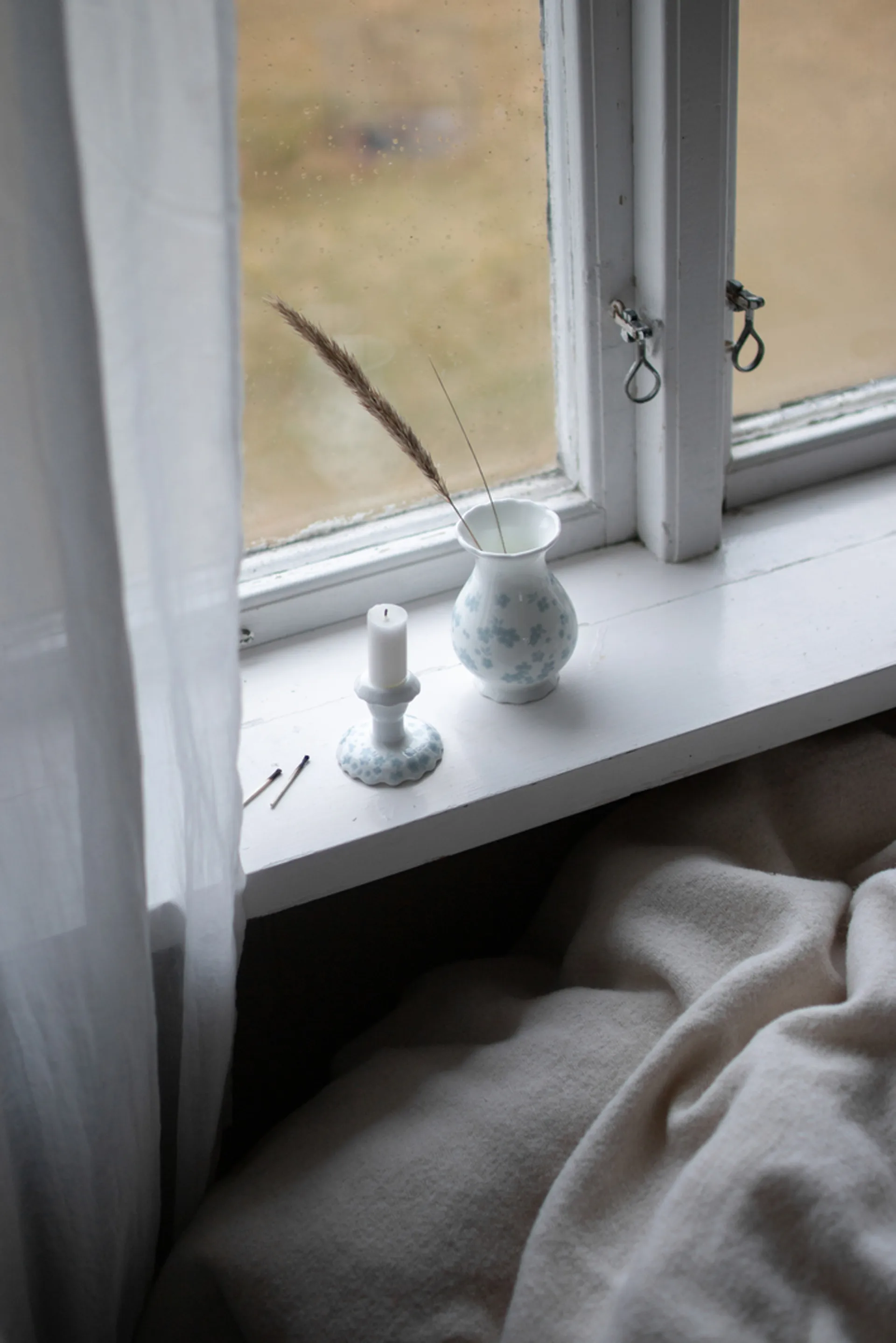 Portacandela Slåpeblom, 5,5 cm, Blu Wik & Walsøe