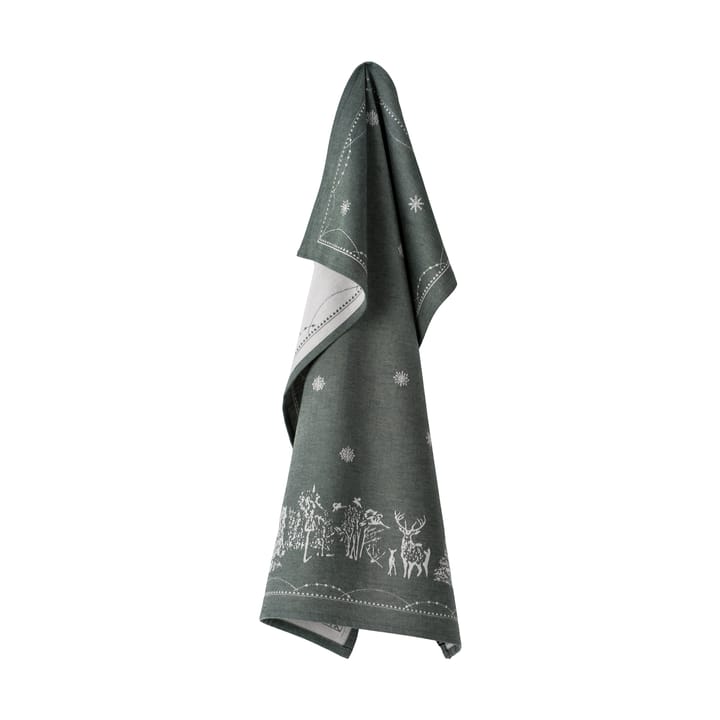 Strofinaccio da cucina Julemorgen 50x70 cm - Bianco-verde - Wik & Walsøe