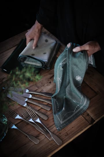 Strofinaccio da cucina Julemorgen 50x70 cm - Bianco-verde - Wik & Walsøe