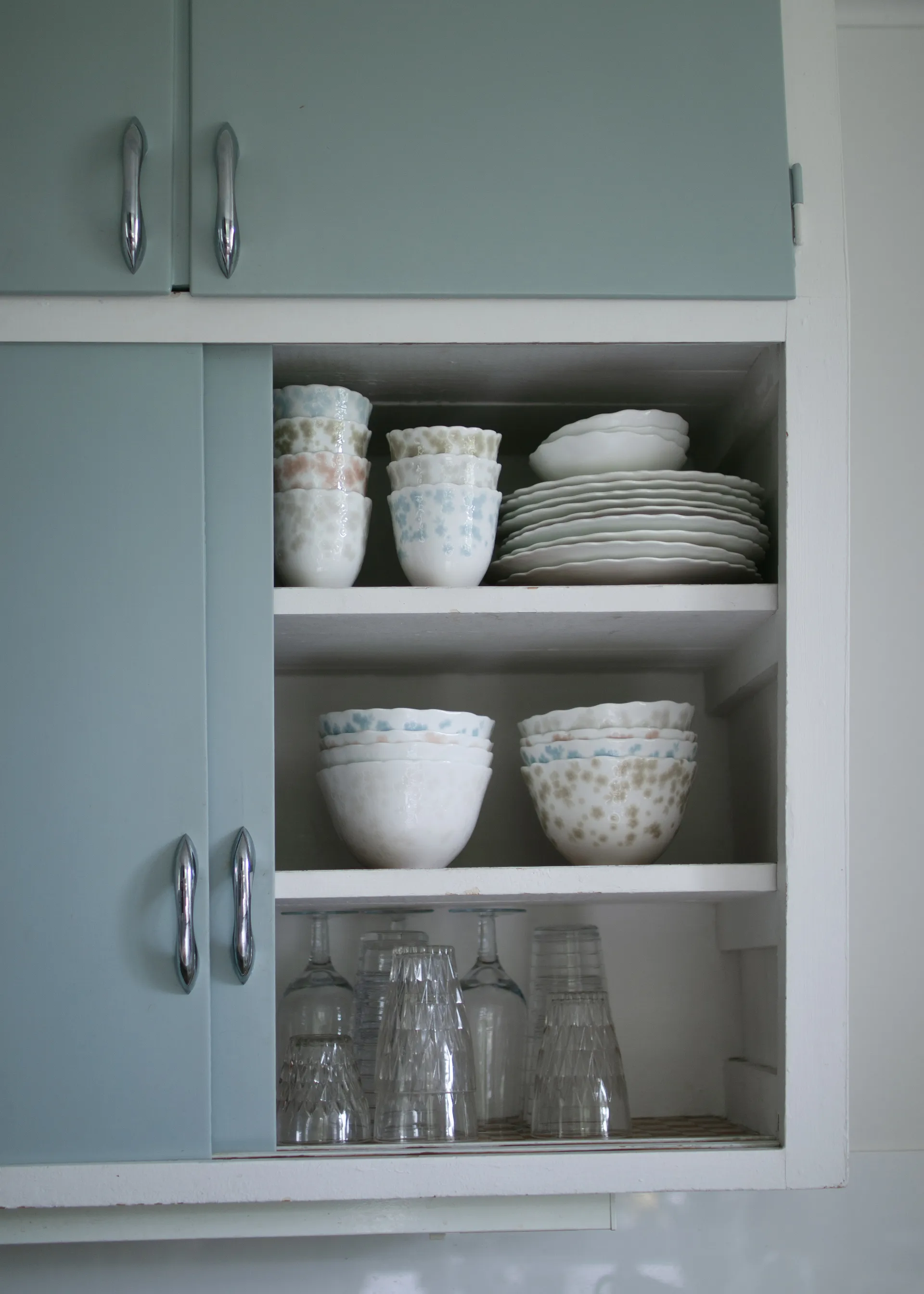 Tazza con decorazione floreale 20 cl confezione da 2, Verde Wik & Walsøe