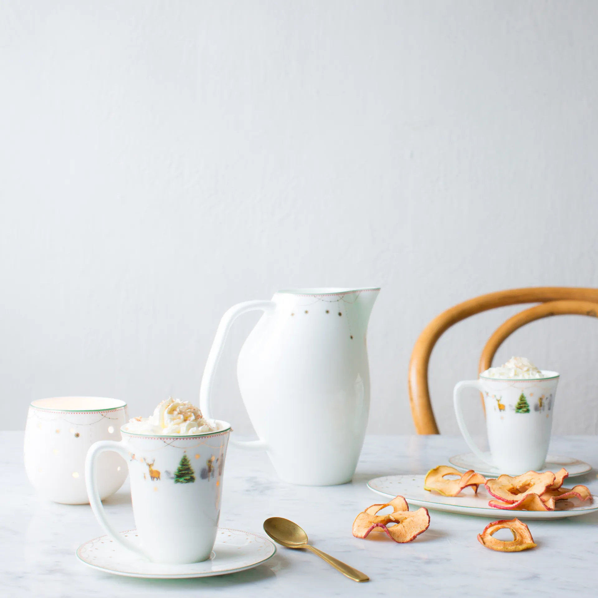 Tazzina 30 cl Julemorgen confezione da 2 , bianco Wik & Walsøe