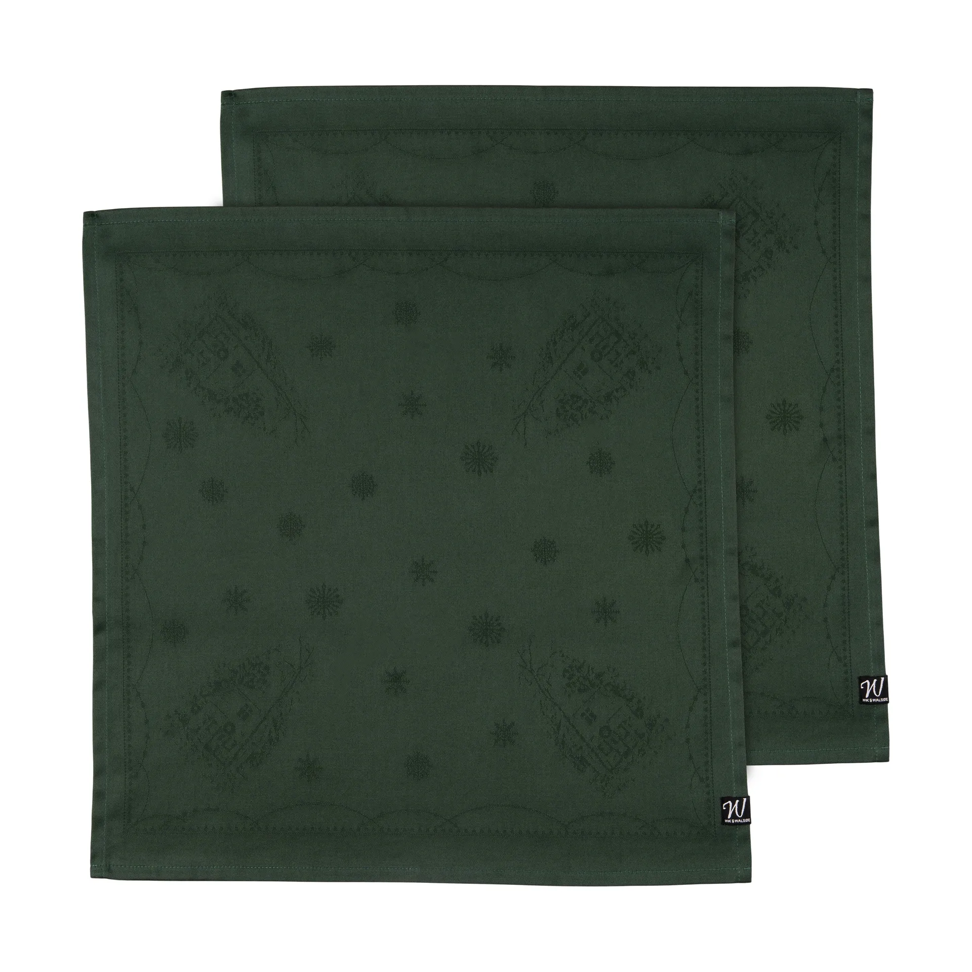 Tovagliolo di stoffa 45x45 cm Julemorgen confezione da 2, Verde Wik & Walsøe