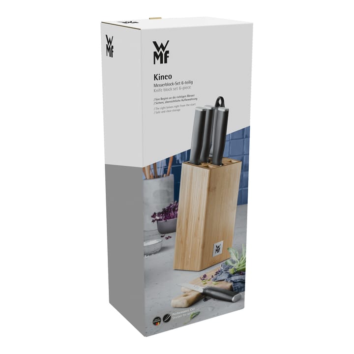 Ceppo coltelli cromargan 4 coltelli Kineo, Acciaio inossidabile WMF