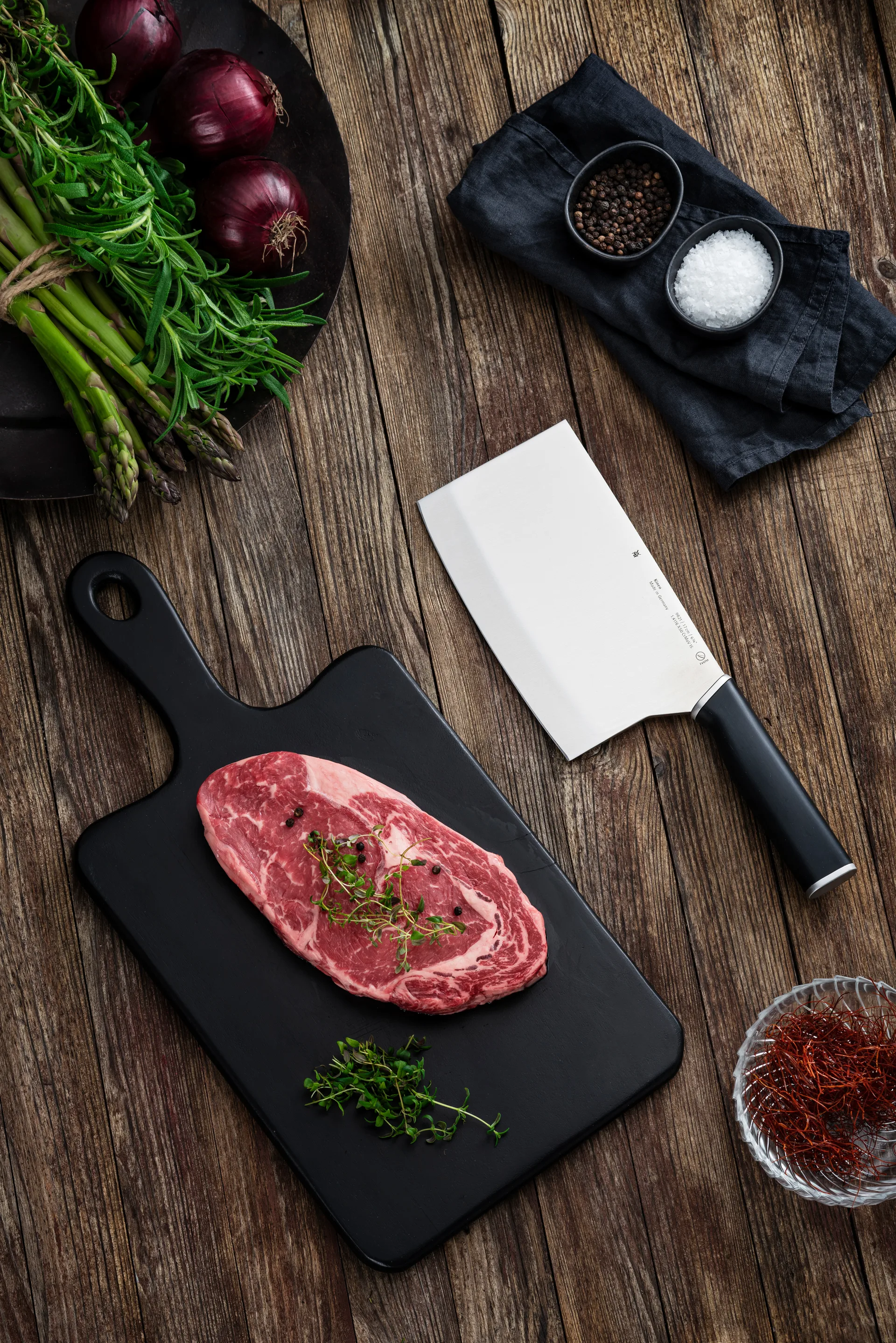 Coltello cinese Kineo cromargan, 15 cm WMF