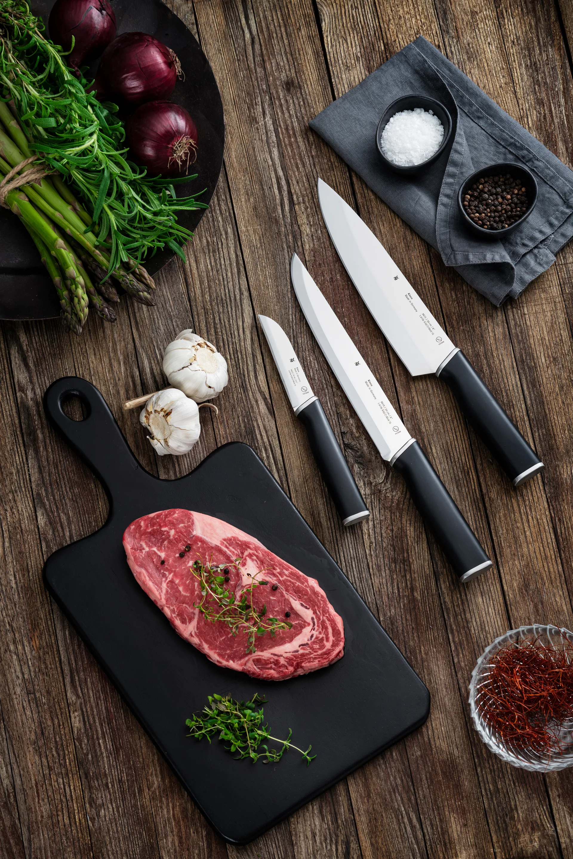 Coltello cromargan Kineo - 3 pezzi, Acciaio inossidabile WMF