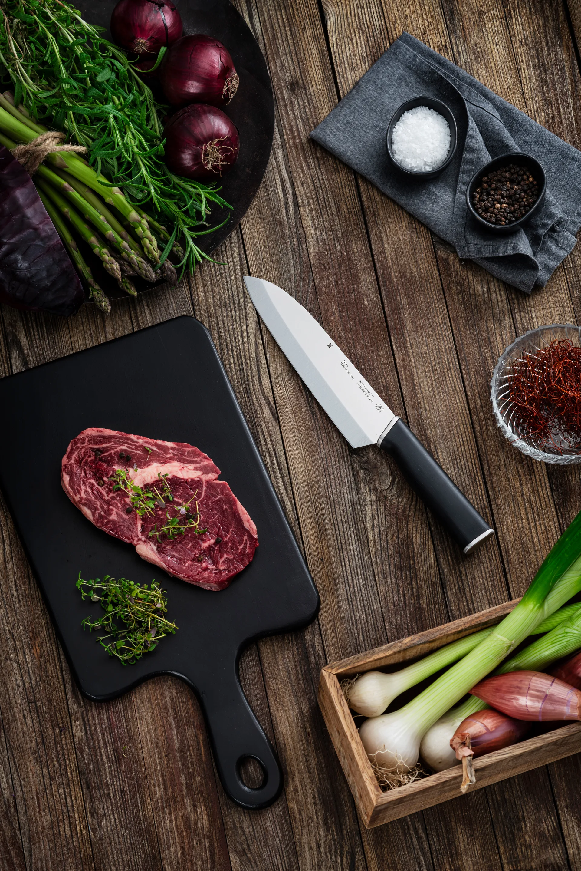 Coltello cromargan Santoku Kineo , 18 cm WMF