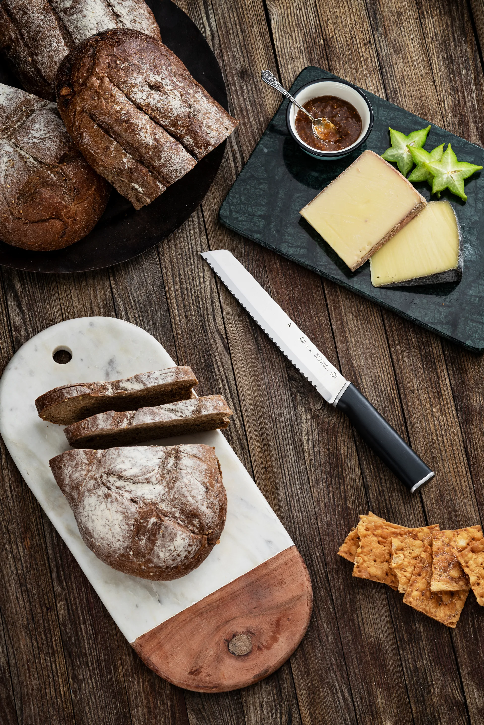 Coltello da pane Kineo cromargan , 20 cm WMF