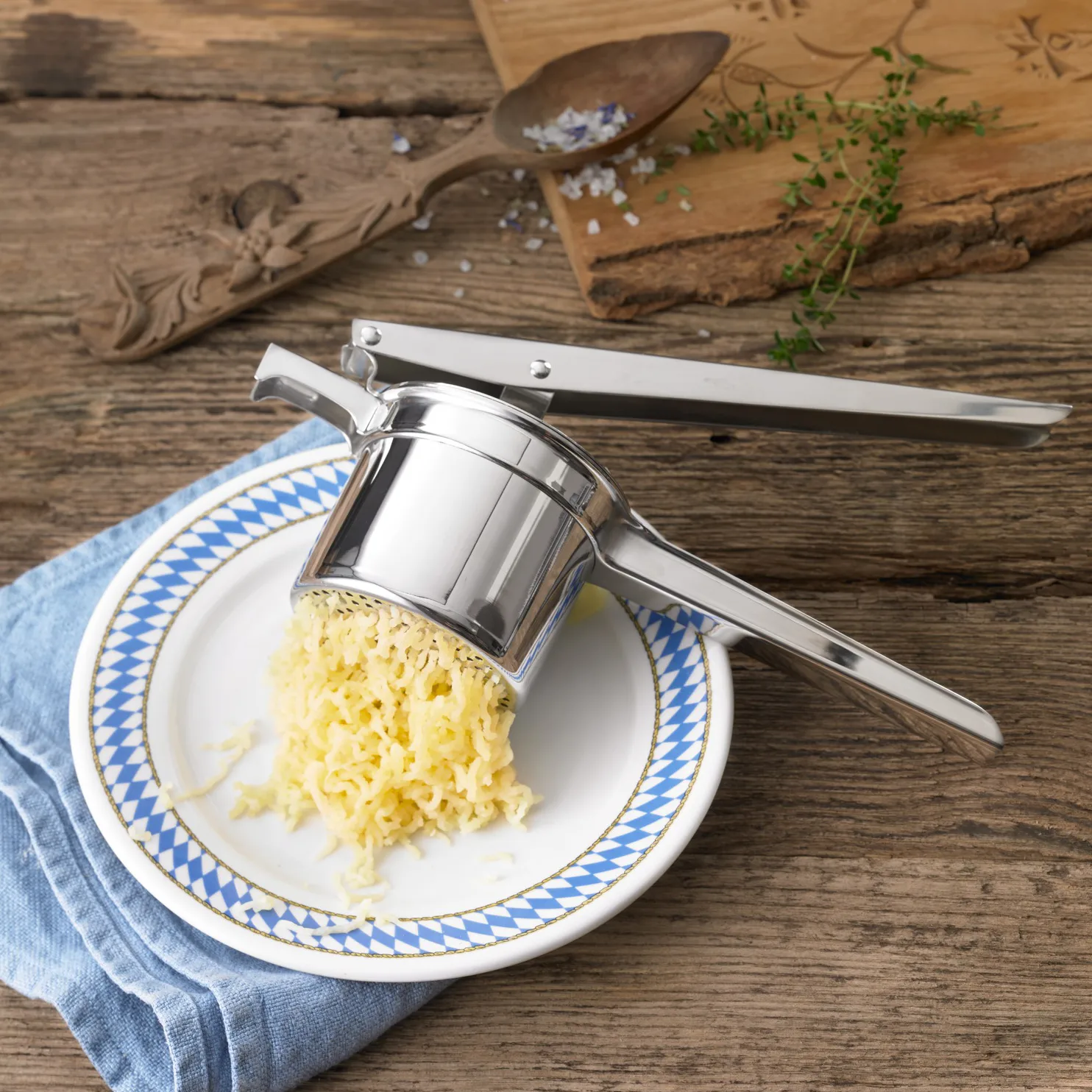 Schiacciapatate Gourmet, Acciaio inossidabile WMF