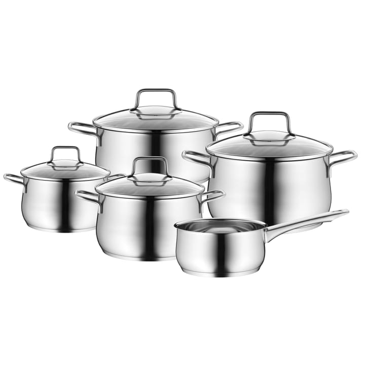 Servizio da 5 pentole Mattea - Acciaio inossidabile - WMF