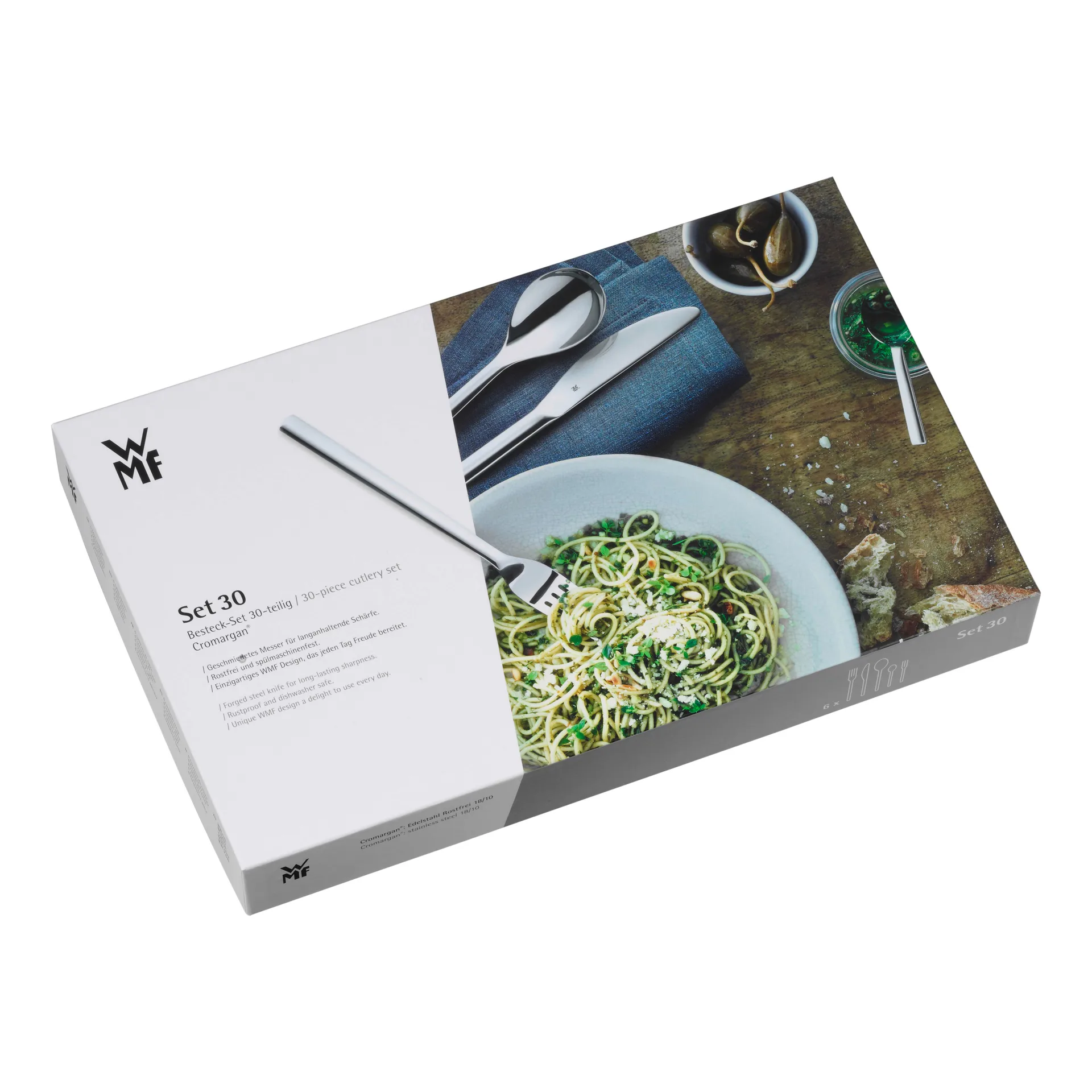 Set di posate Denver in cromargan lucido, 30 pezzi WMF