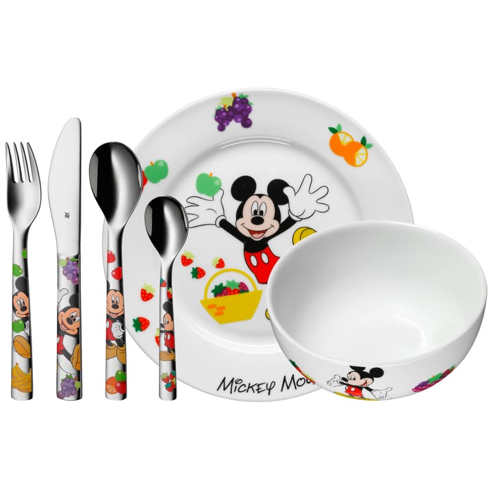 Stoviglie per bambini WMF 6 pezzi - Mickey Mouse - WMF