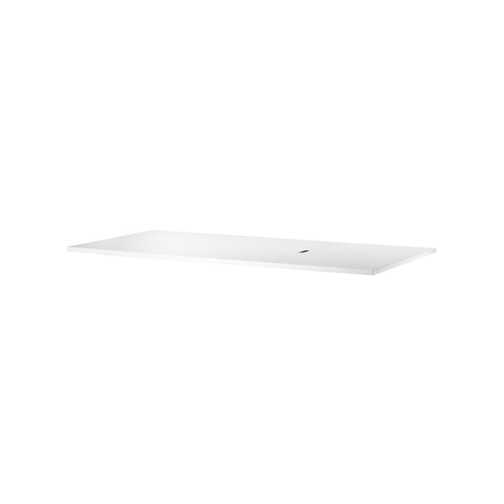 Base da scrivania Works - Laminato bianco, 160 cm - Works