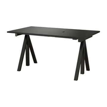 Scrivania regolabile in altezza Works nera 78x140 cm - Works