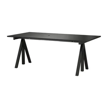 Scrivania regolabile in altezza Works nera 90x180 cm - Works