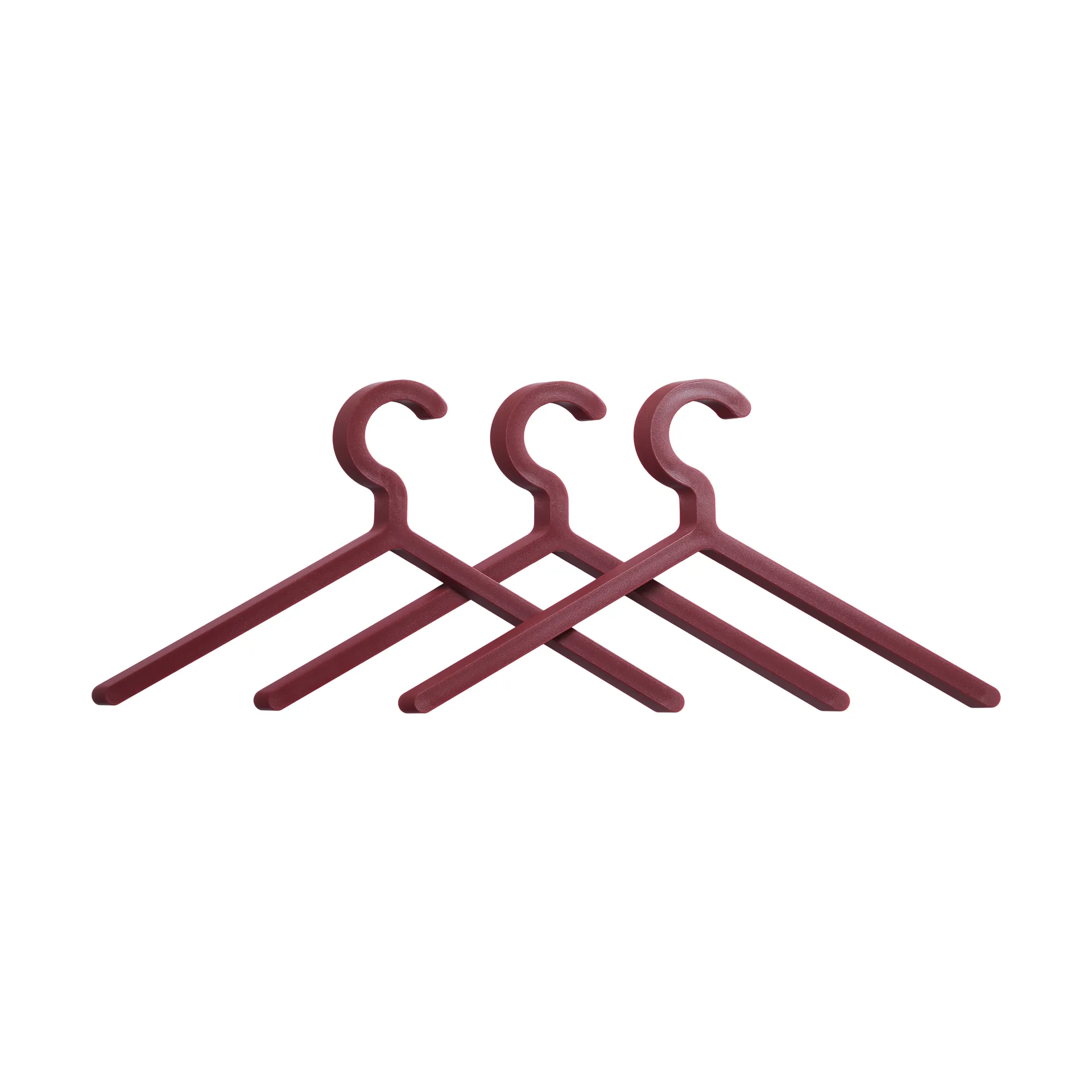 Gruccia Illusion confezione da 3, Rosso scuro Woud