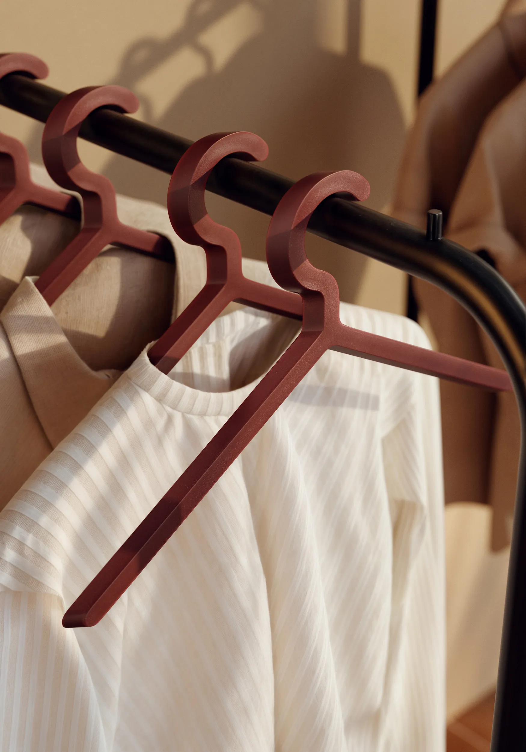 Gruccia Illusion confezione da 3, Rosso scuro Woud