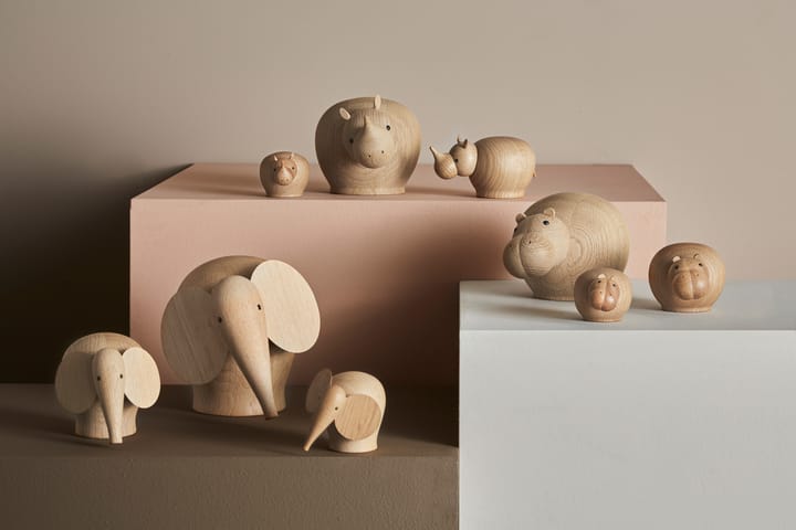 Ippopotamo in legno Hibiscus, Piccolo Woud