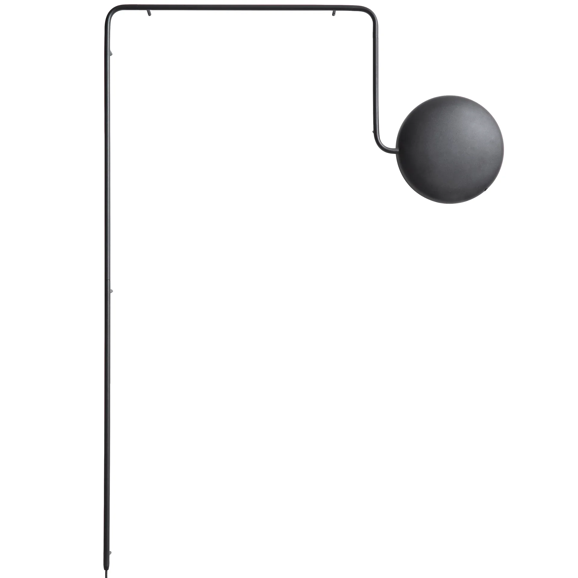 Lampada da parete Mercury, nero Woud
