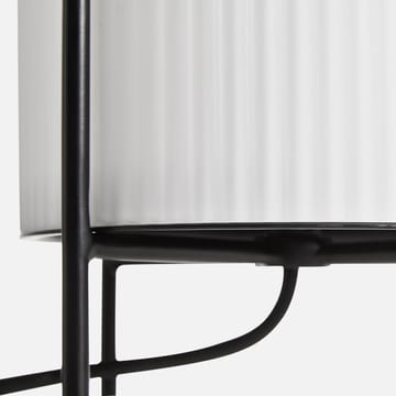 Lampada da tavolo Ghost - Nero-vetro opalino bianco - Woud