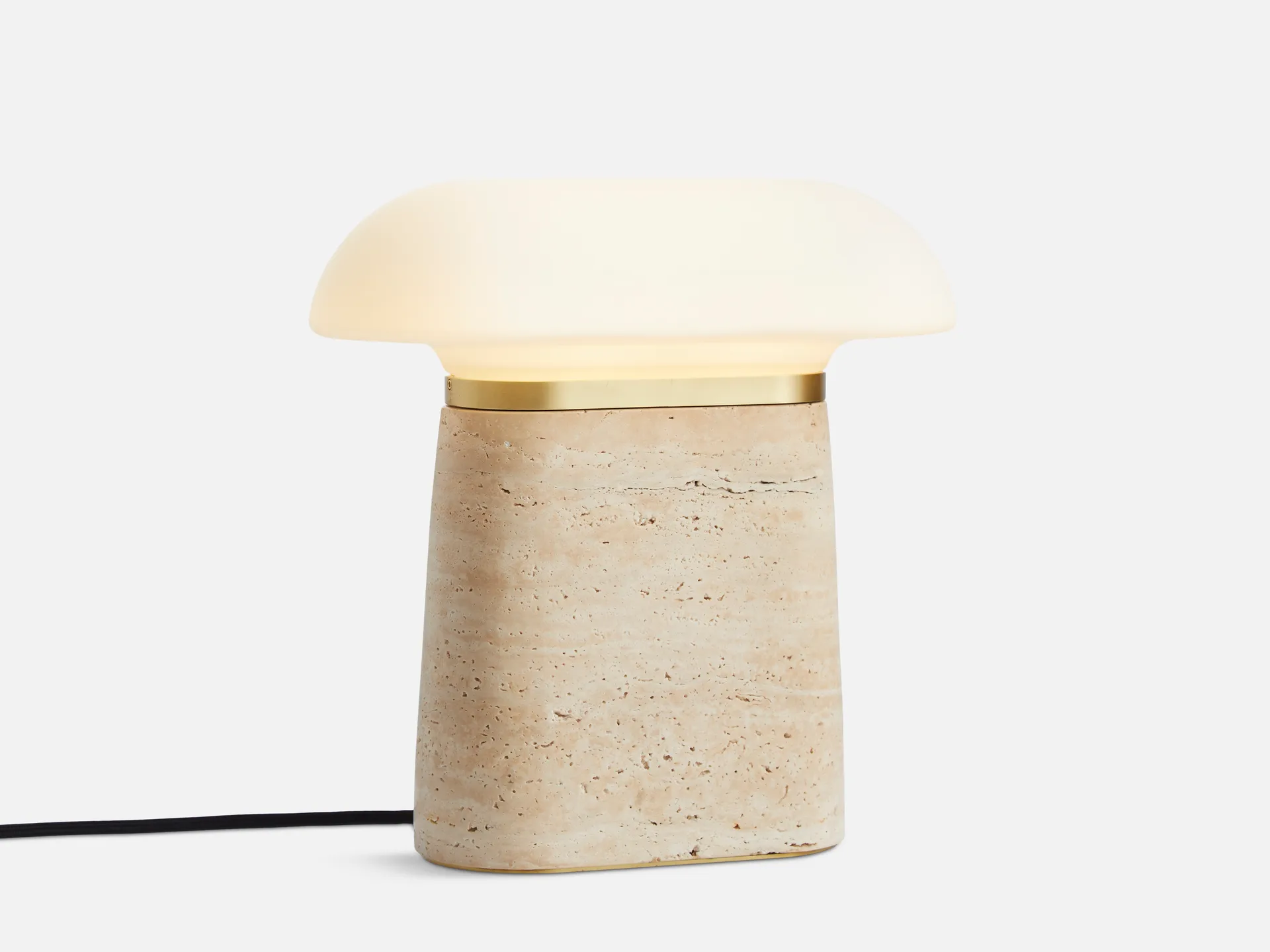 Lampada da tavolo Nova, Ivory Woud