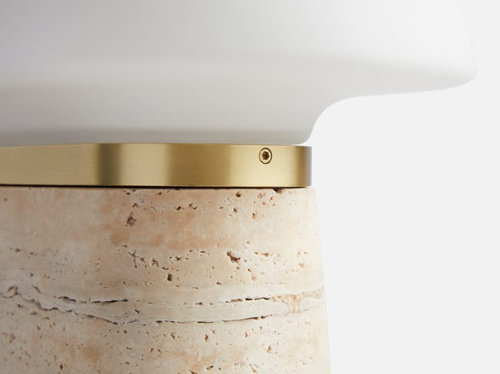 Lampada da tavolo Nova, Ivory Woud