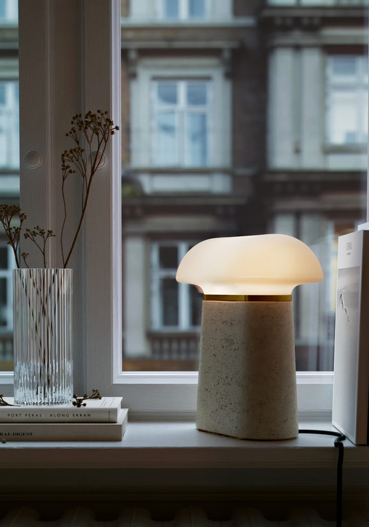 Lampada da tavolo Nova, Ivory Woud