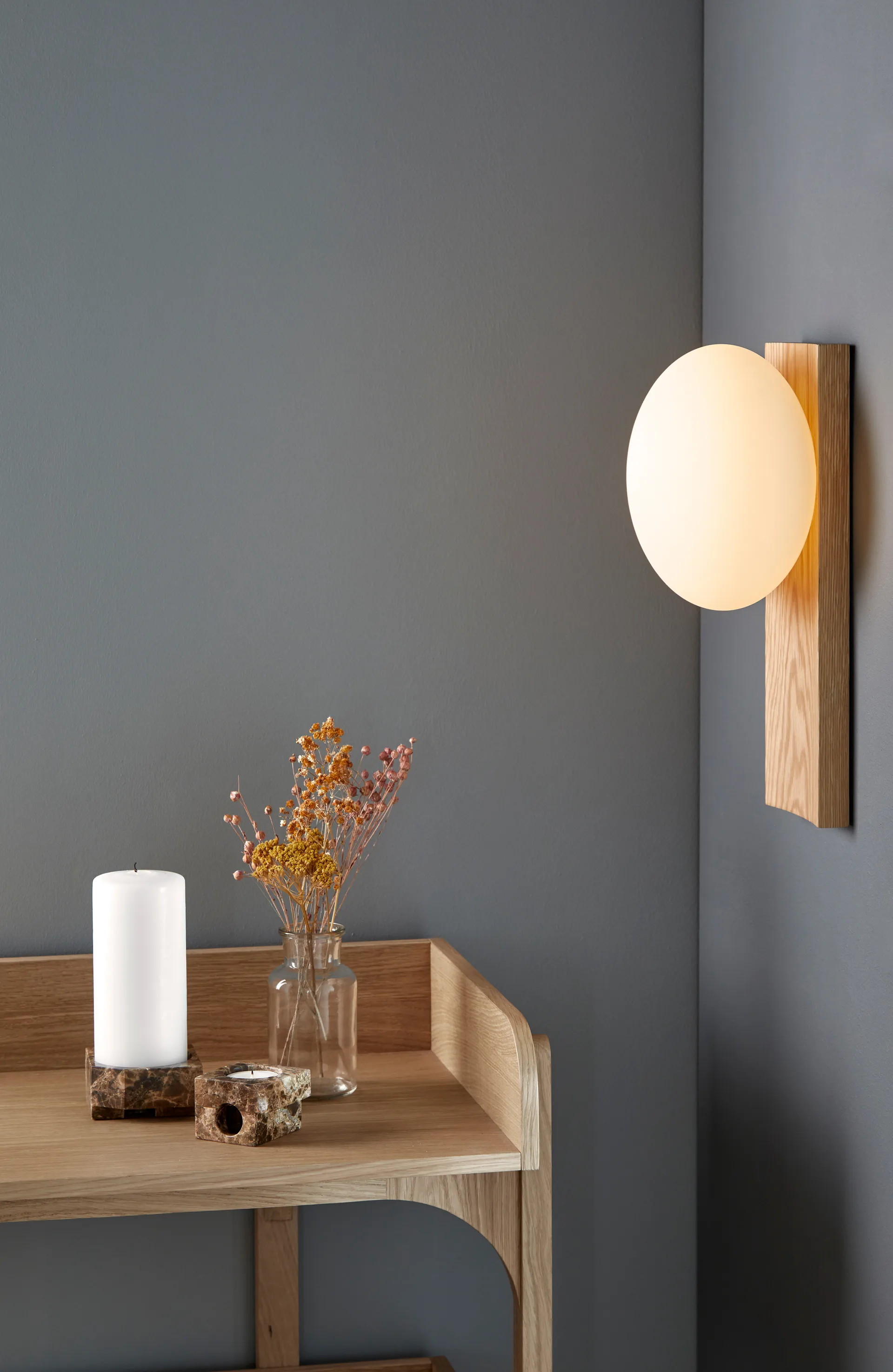 Lampada da tavolo/parete Dew, Oak Woud