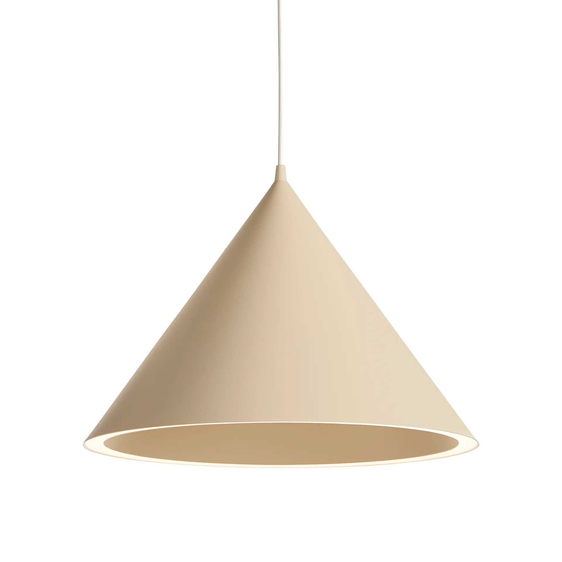 Lampadario Annular large, Beige Woud