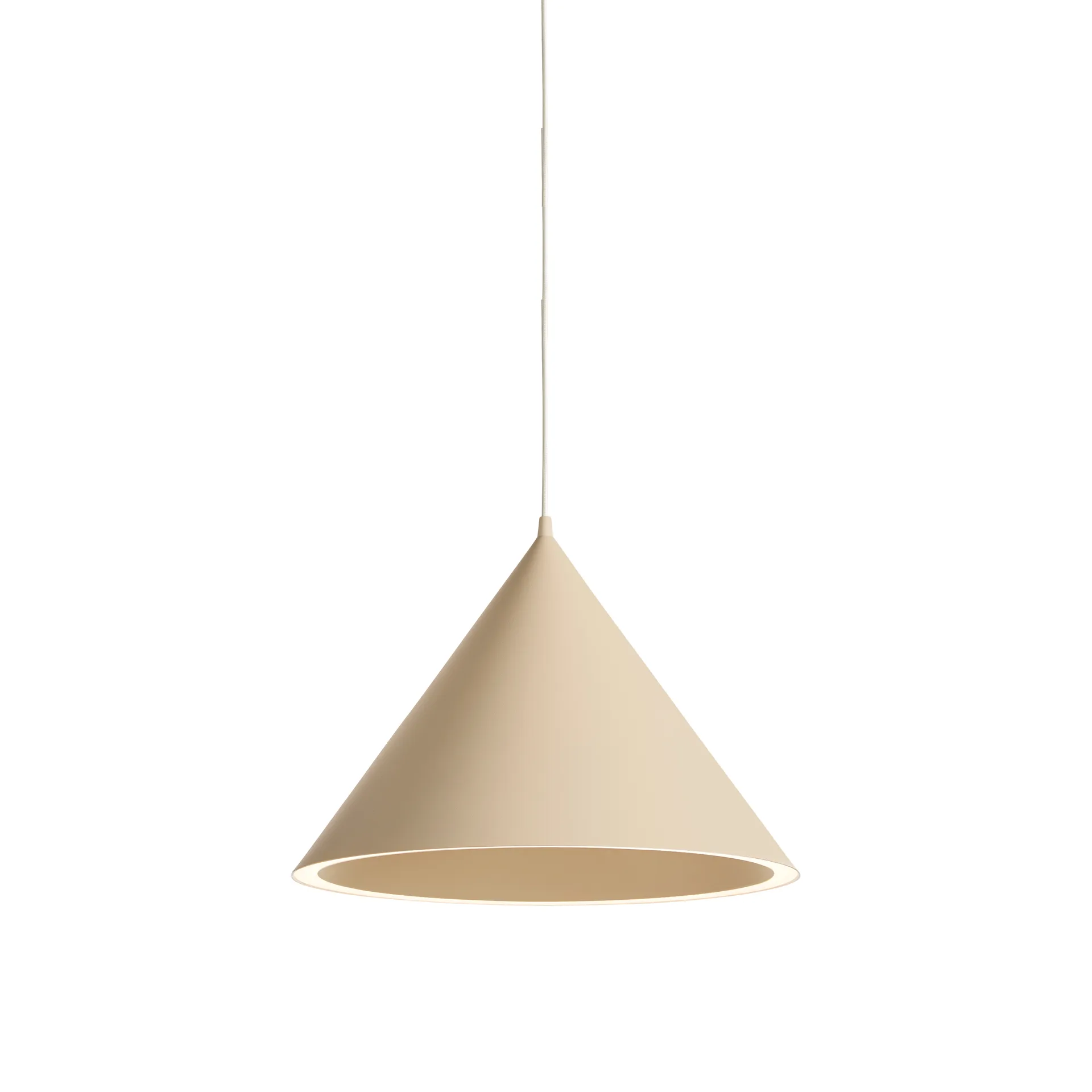 Lampadario Annular small, Beige Woud