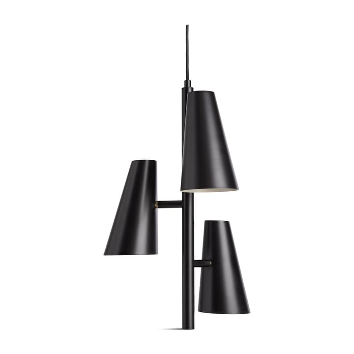 Lampadario Cono 3 paralumi - Nero - Woud