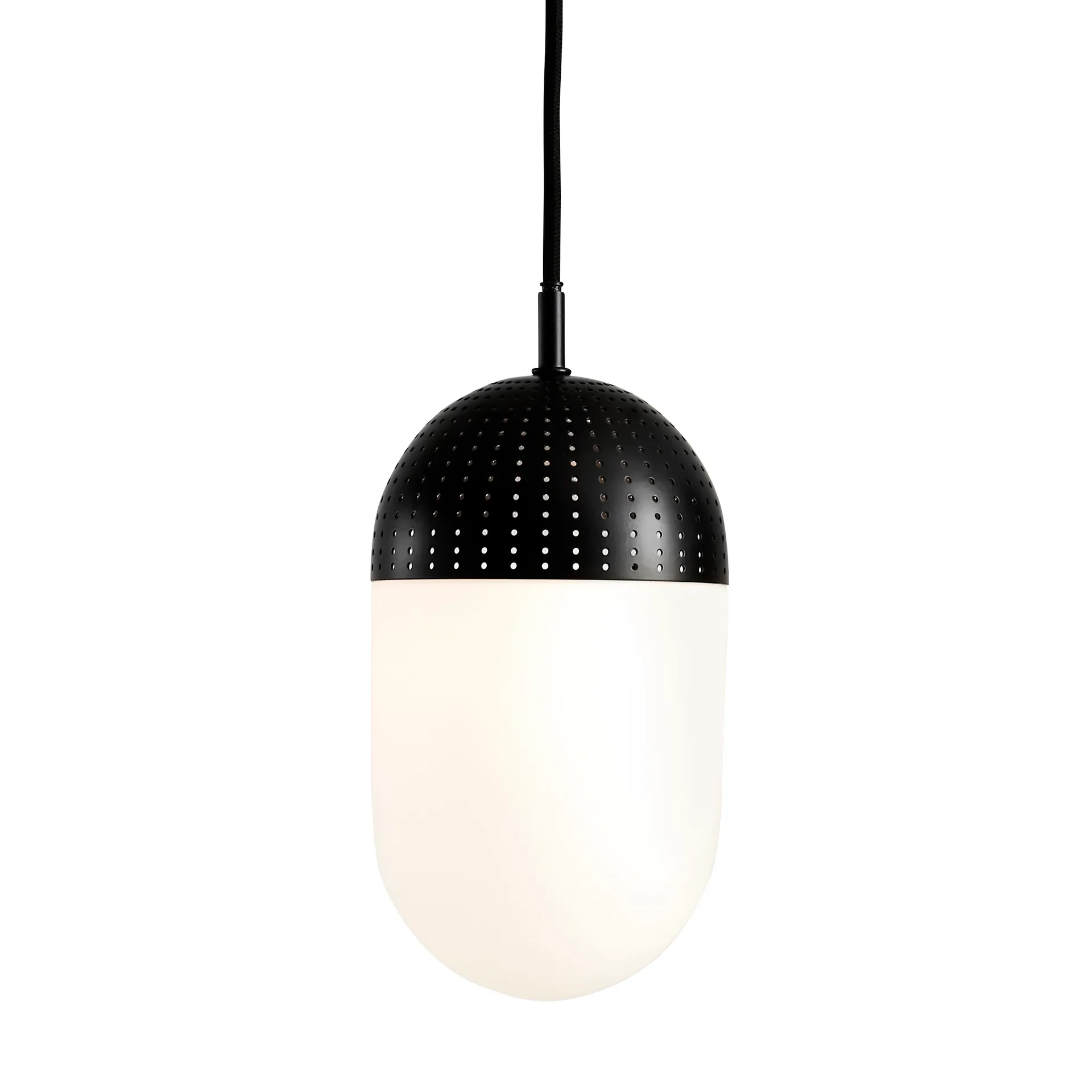 Lampadario Dot grande, Nero Woud