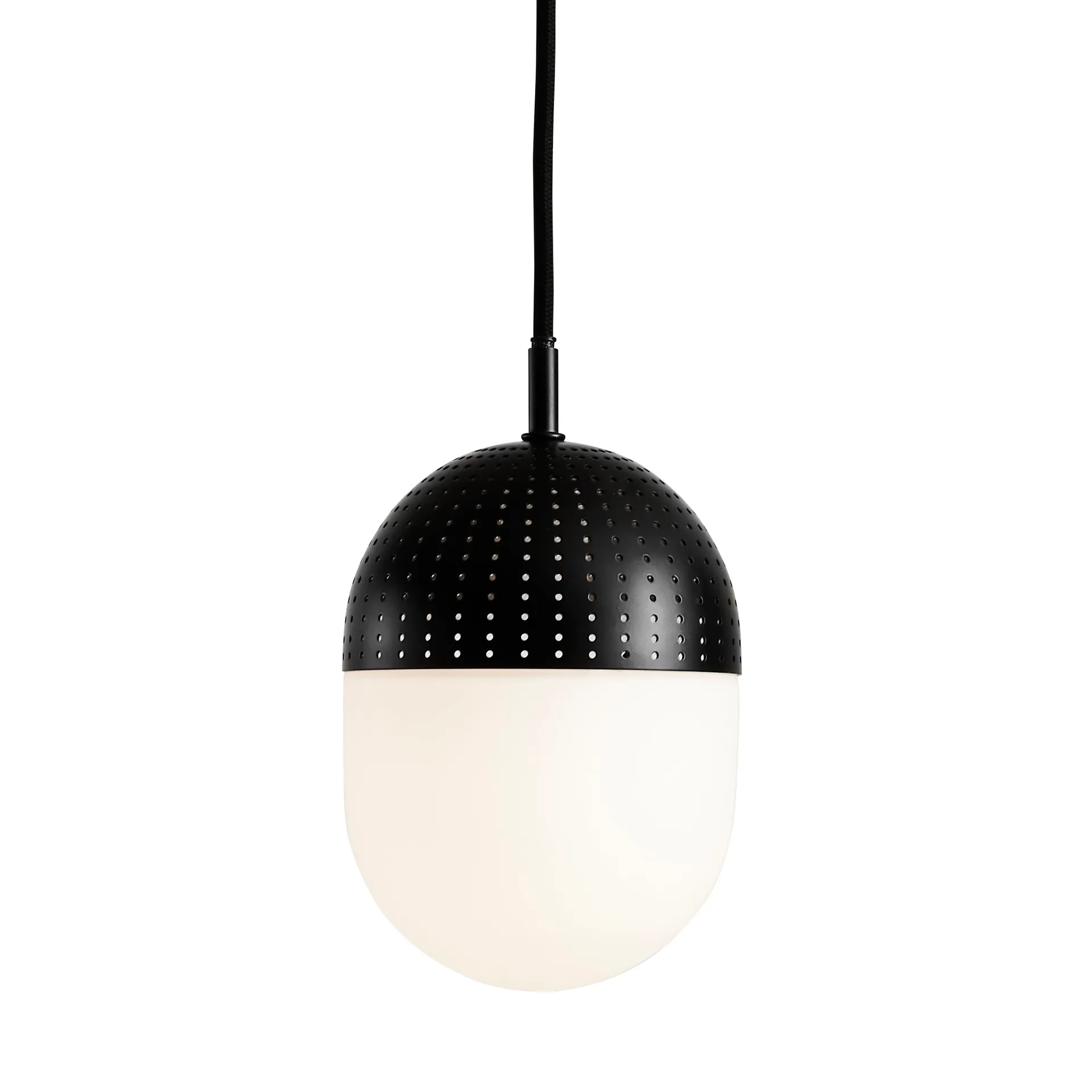 Lampadario Dot medio , nero Woud