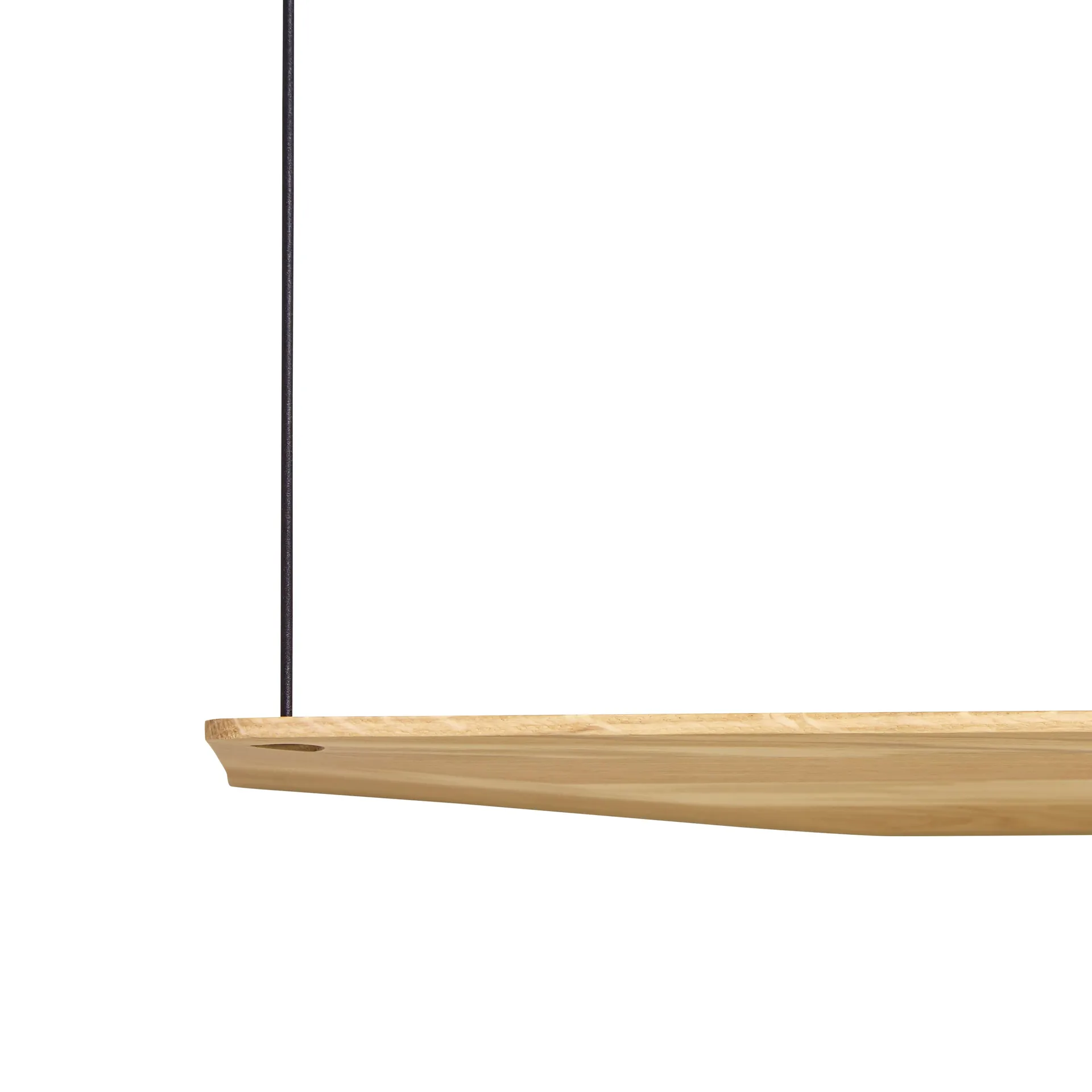 Mensola a muro Stedge 80 cm, bianco - rovere pigmentato  Woud