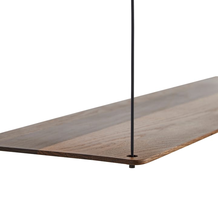 Mensola a muro Stedge 80 cm, Rovere affumicato Woud