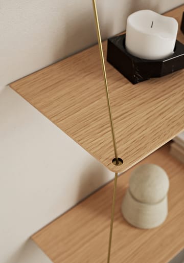 Mensola a muro Stedge 80 cm - Rovere - Woud