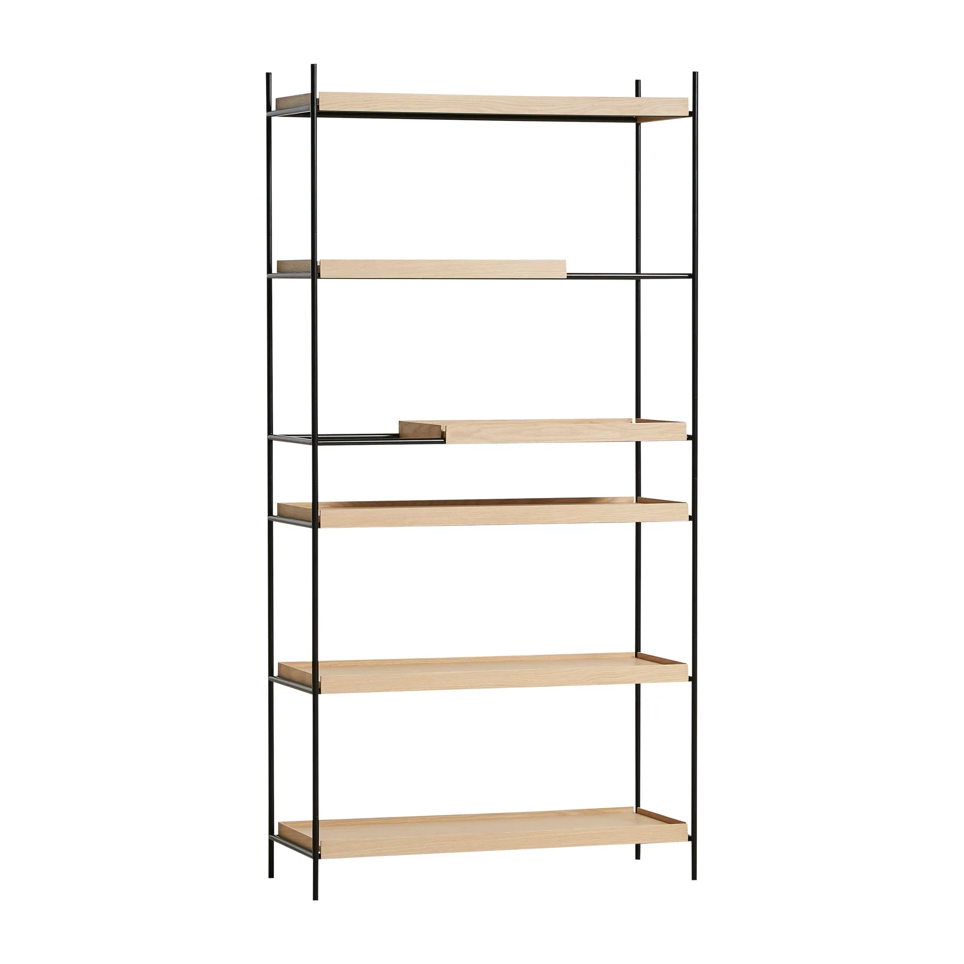 Mensola alta in rovere Tray, 100x201 cm, Style 1 Woud