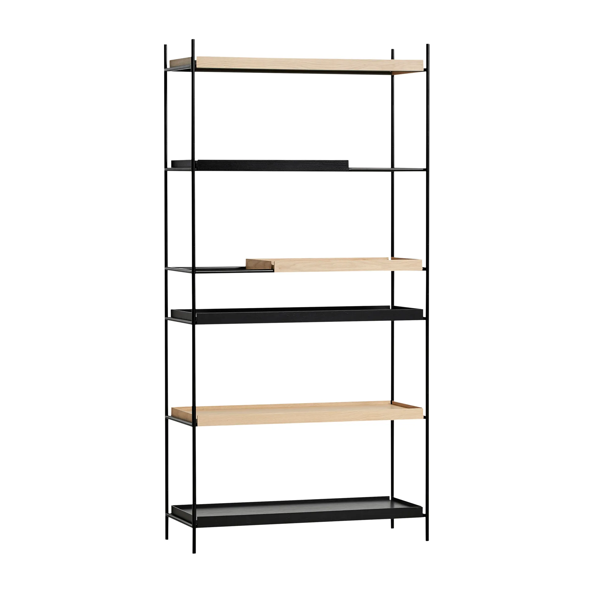 Mensola alta in rovere Tray, 100x201 cm, Style 3 Woud