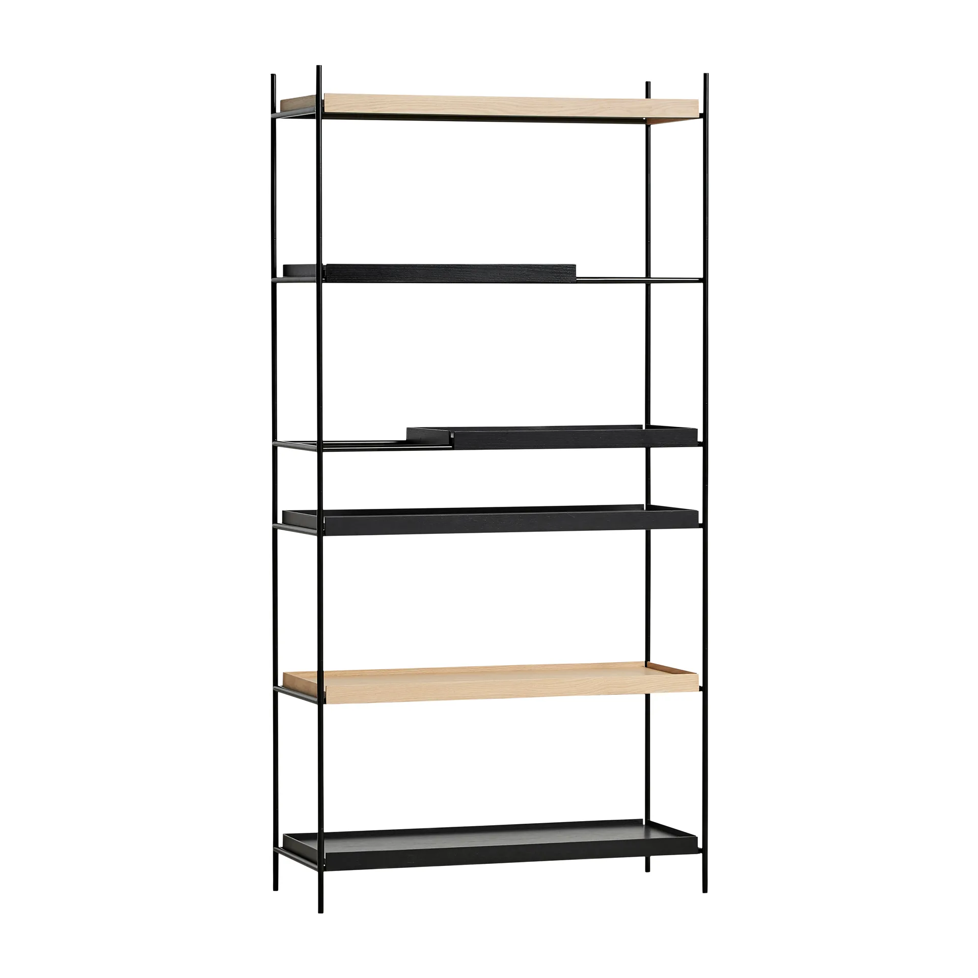 Mensola alta in rovere Tray, 100x201 cm, Style 4 Woud