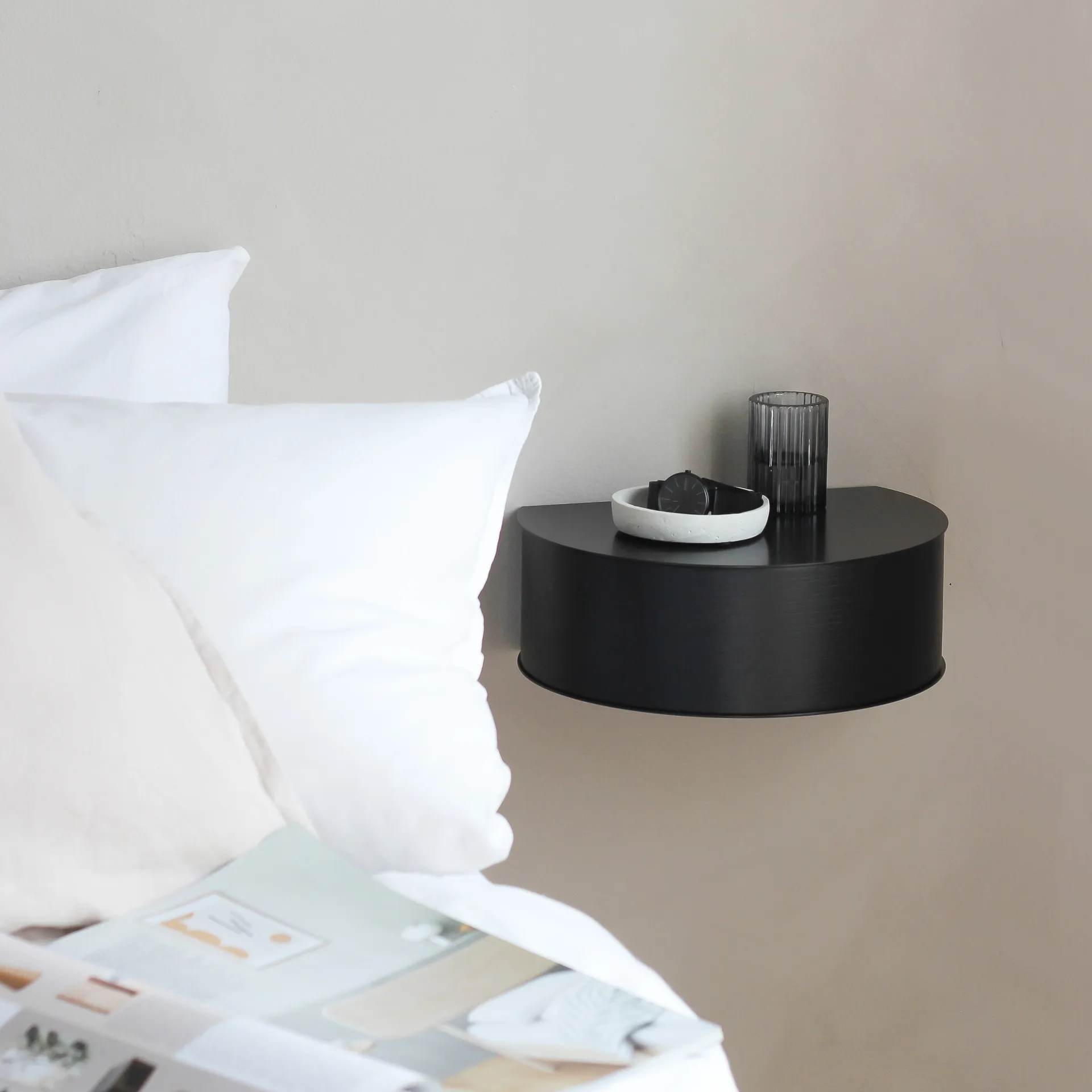 Mensola Wallie , Nero Woud