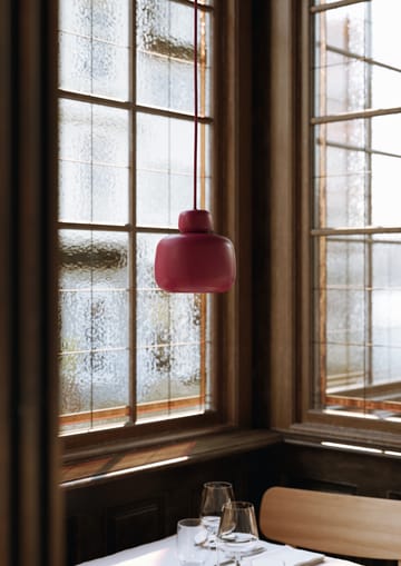 Plafoniera piccola Stone - Deep red - Woud