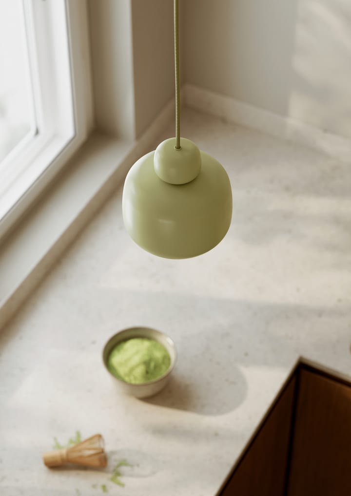 Plafoniera piccola Stone, Matcha green Woud