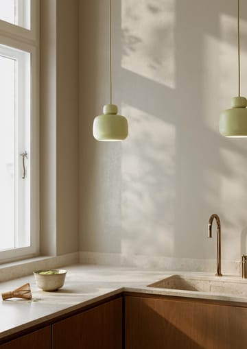 Plafoniera piccola Stone - Matcha green - Woud